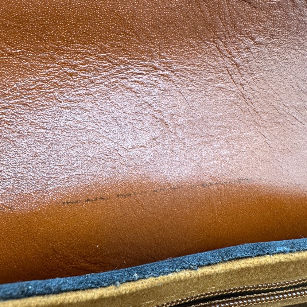 Patricia Nash Corfu Heritage Leather Crossbody Bag Tan With Dust Bag NWT - Picture 11 of 16